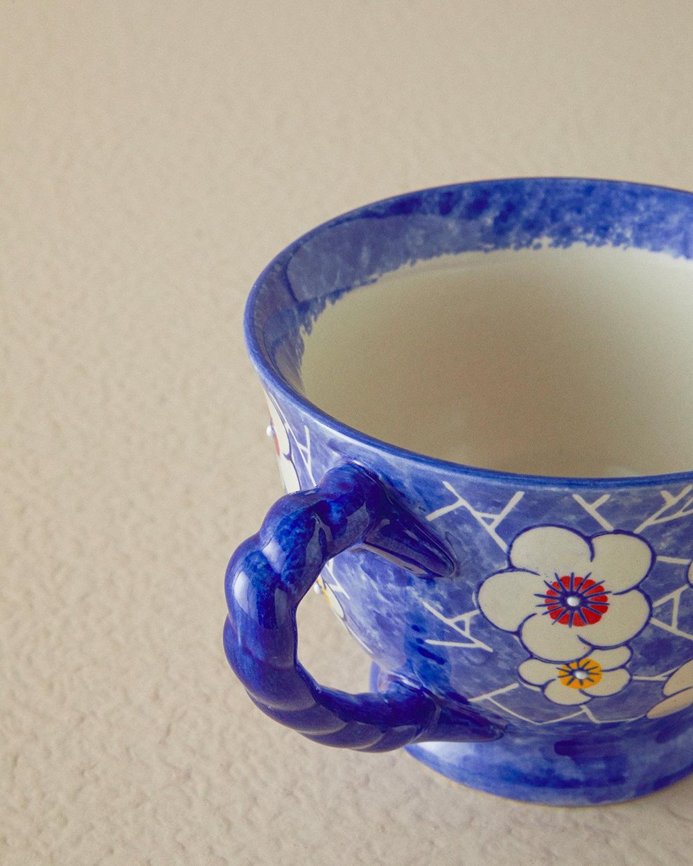 Perza Ceramic Mug 400 ml Navy Blue