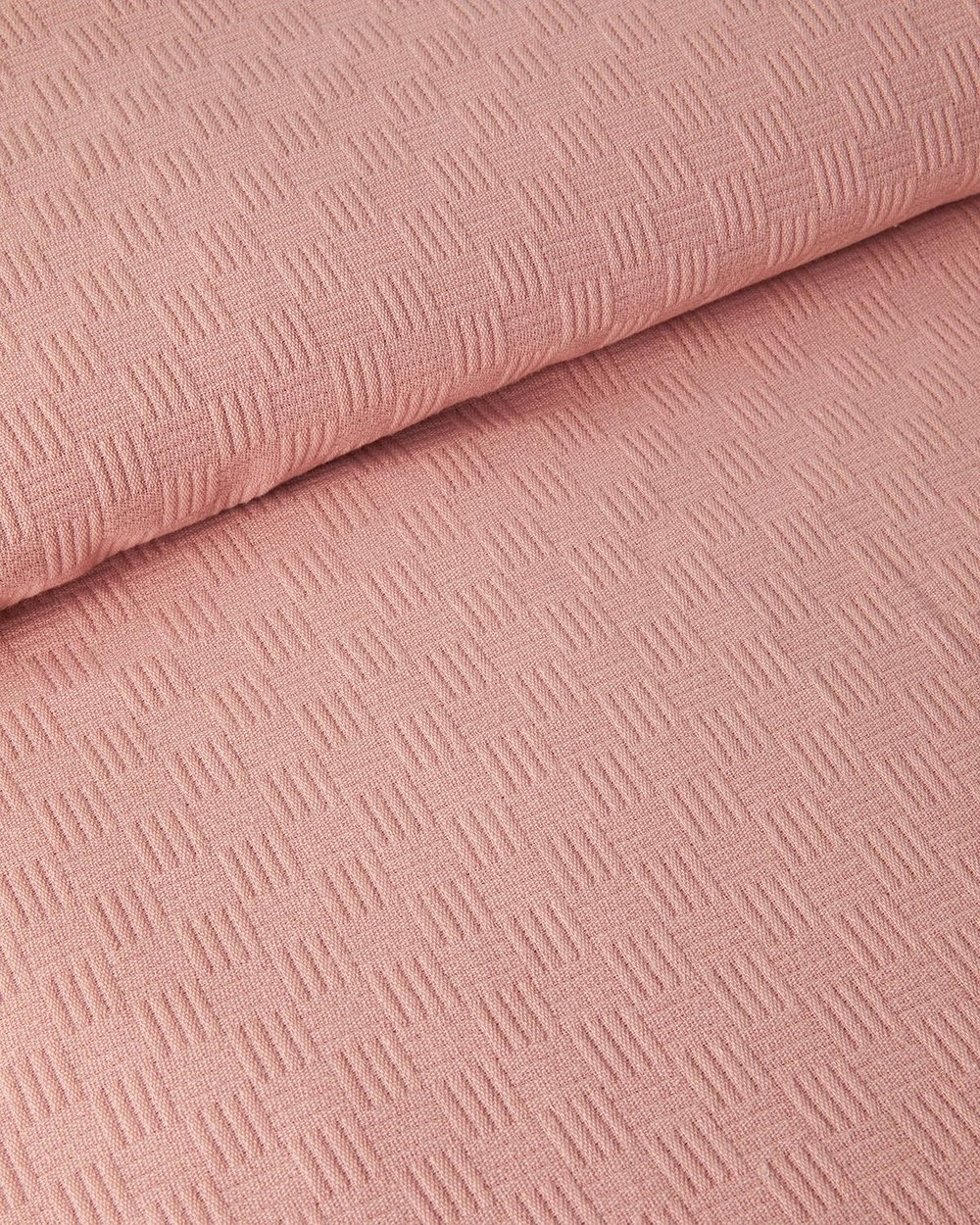 Plain Пике Двоен Размер, Памучен, Розово, 200 X 220 Cm