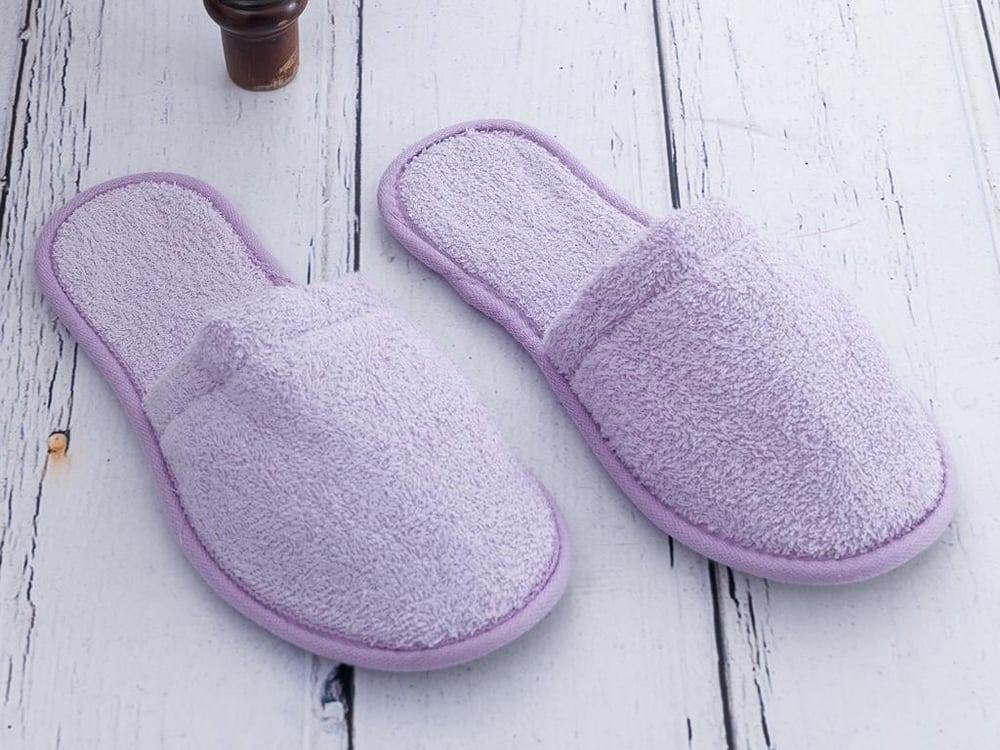 Plain ЧЕХЛИ ЗА БАНЯ Хавлия Памучен 39 - 40 Light Lilac