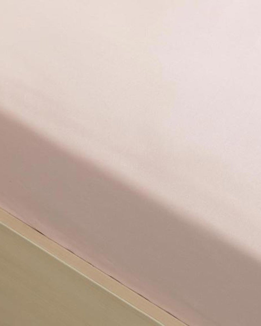 Plain Чаршафи С Ластик King Size, Памучен, Пудрово Розово, 180 X 200 Cm