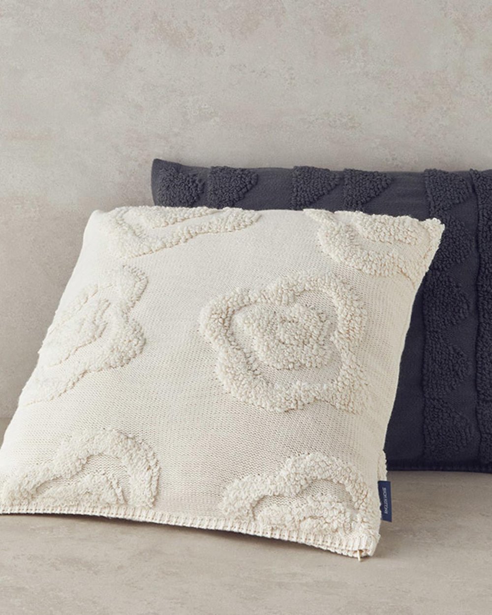 Knitwear Cover Throw Pillows 45x45 cm Anthracite