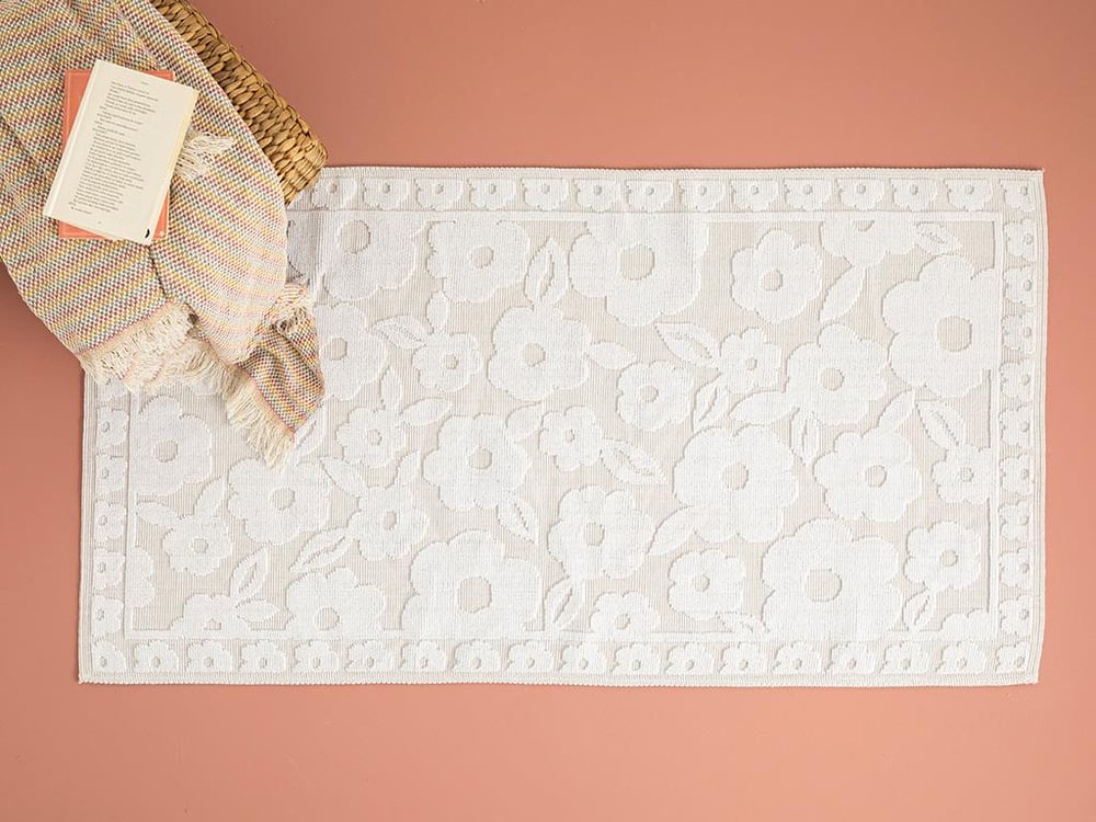 Poulla Cottony Rug 80x150 cm White