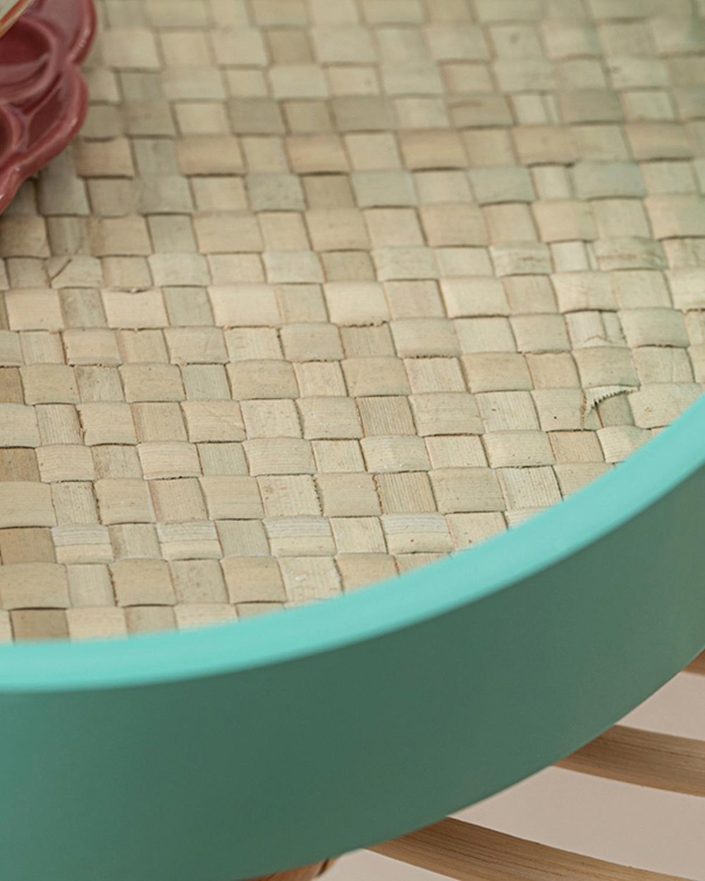 Pure Decorative Tray 25,5x8x25,5 cm LightGreen