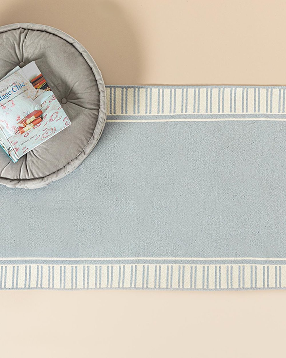 Rash Weaved Rug 80x150 cm Gray