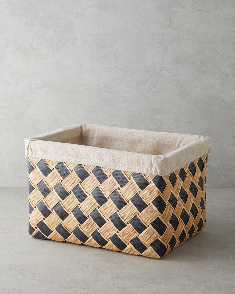 Resta Кошница 24x21,5 см Натурален - Черен