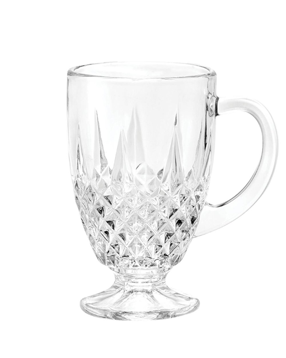 Rich Glass 4 pcs for Breakfast Glass 160 ml Transparent