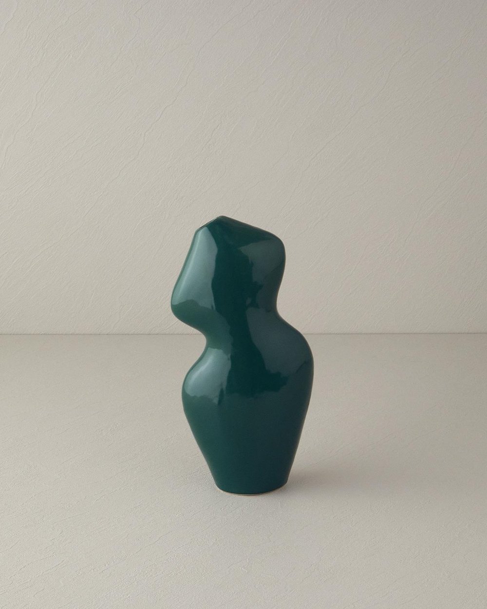 Rita Vase 30 cm Koyu Yeşil