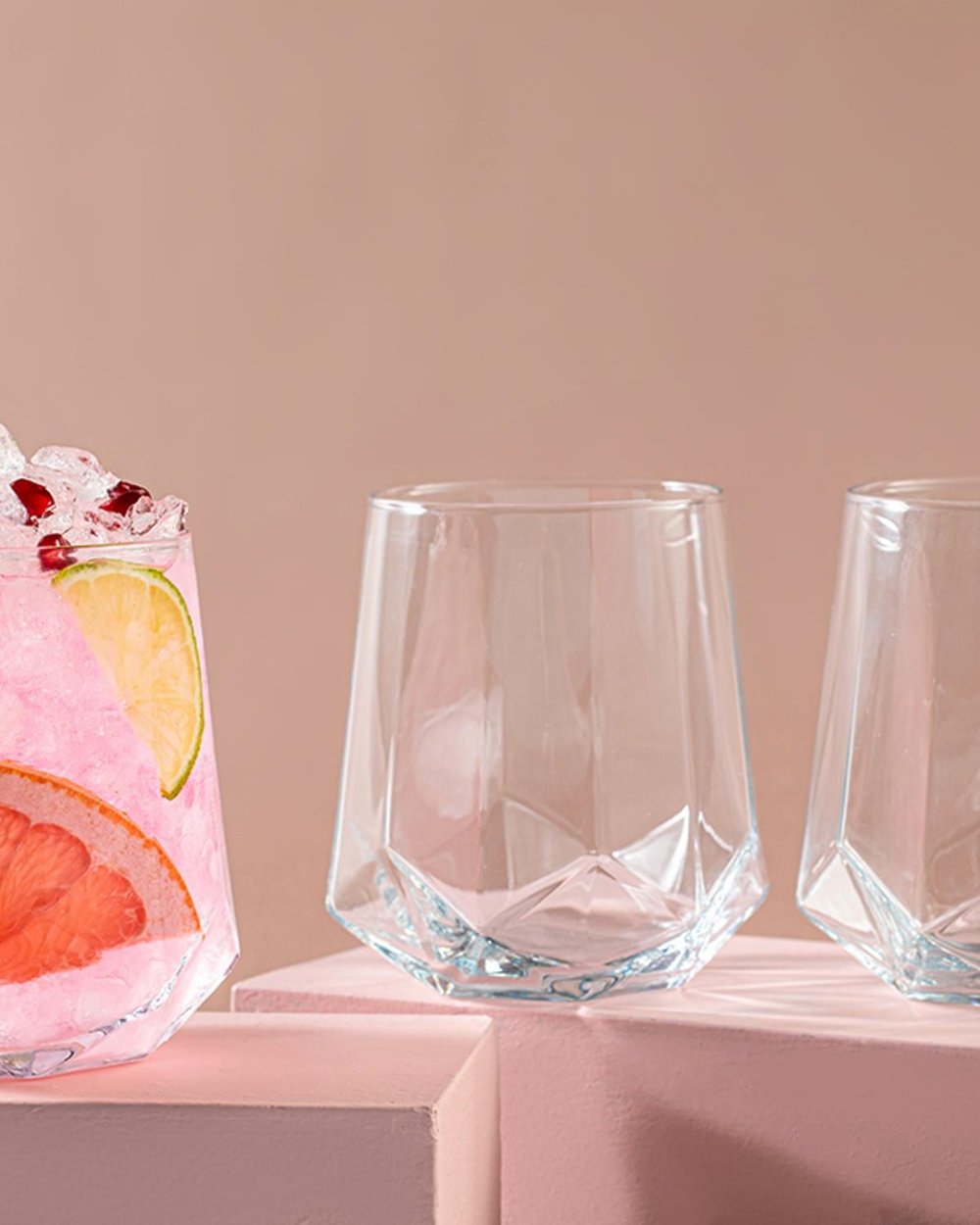 Roma Glass 3 Set Juice Glass 400 ml Transparent