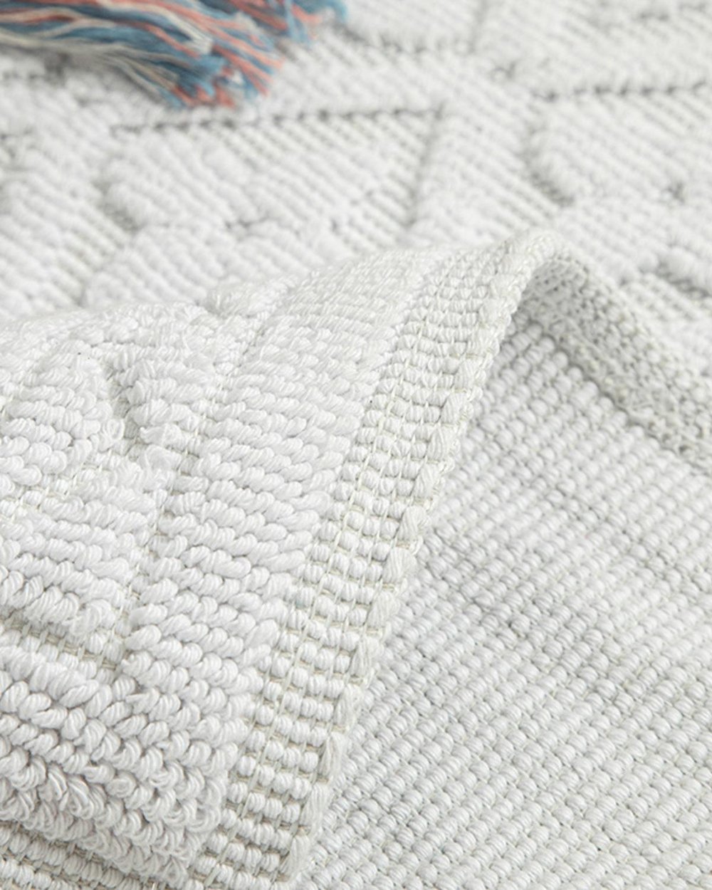 Ronita Cottony Rug 50x80 cm White