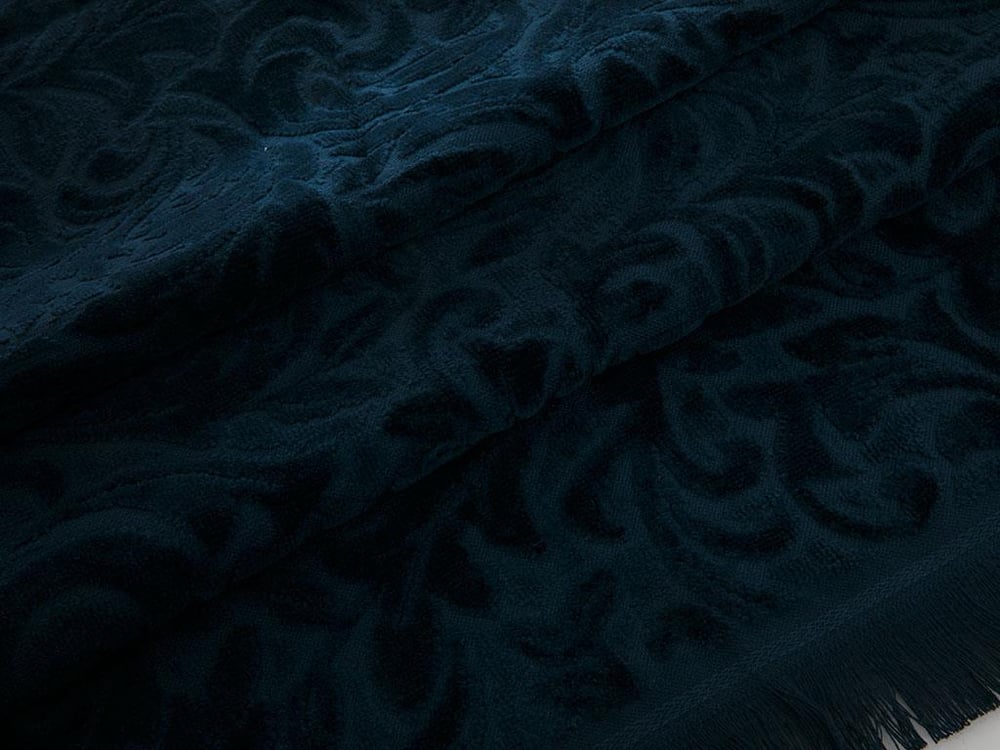 Rose Damask ХАВЛИЯ ЗА ЛИЦЕ Жакардово кадифе 50x80 cm Dark Blue