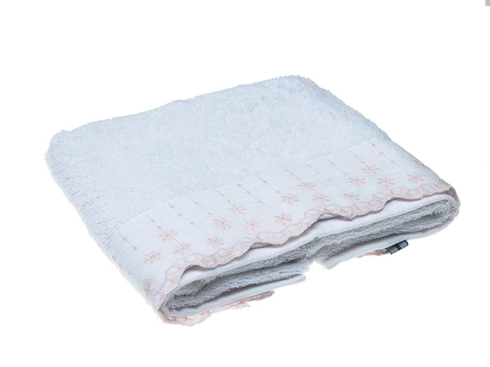 Rose Rain ХАВЛИЯ ЗА ЛИЦЕ Бродирани 50x80 cm White