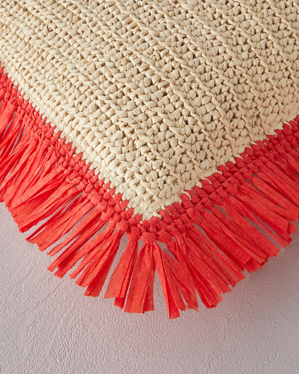 Roso Raffia Decorative Cushion 45x45 cm Natural