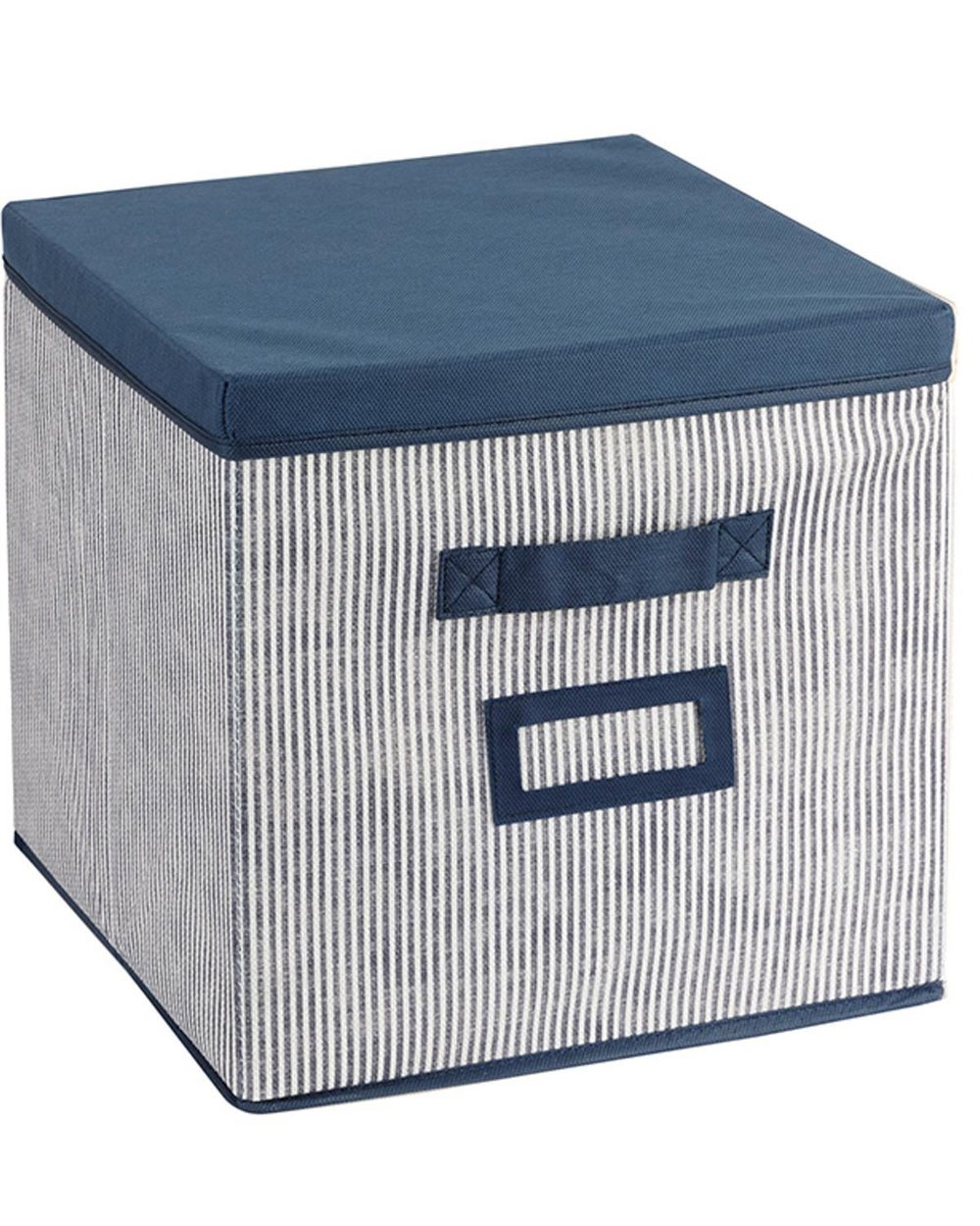 Royal Stripe Кутия За Съхранение Полипропилен 30x30x30 см Морскосин