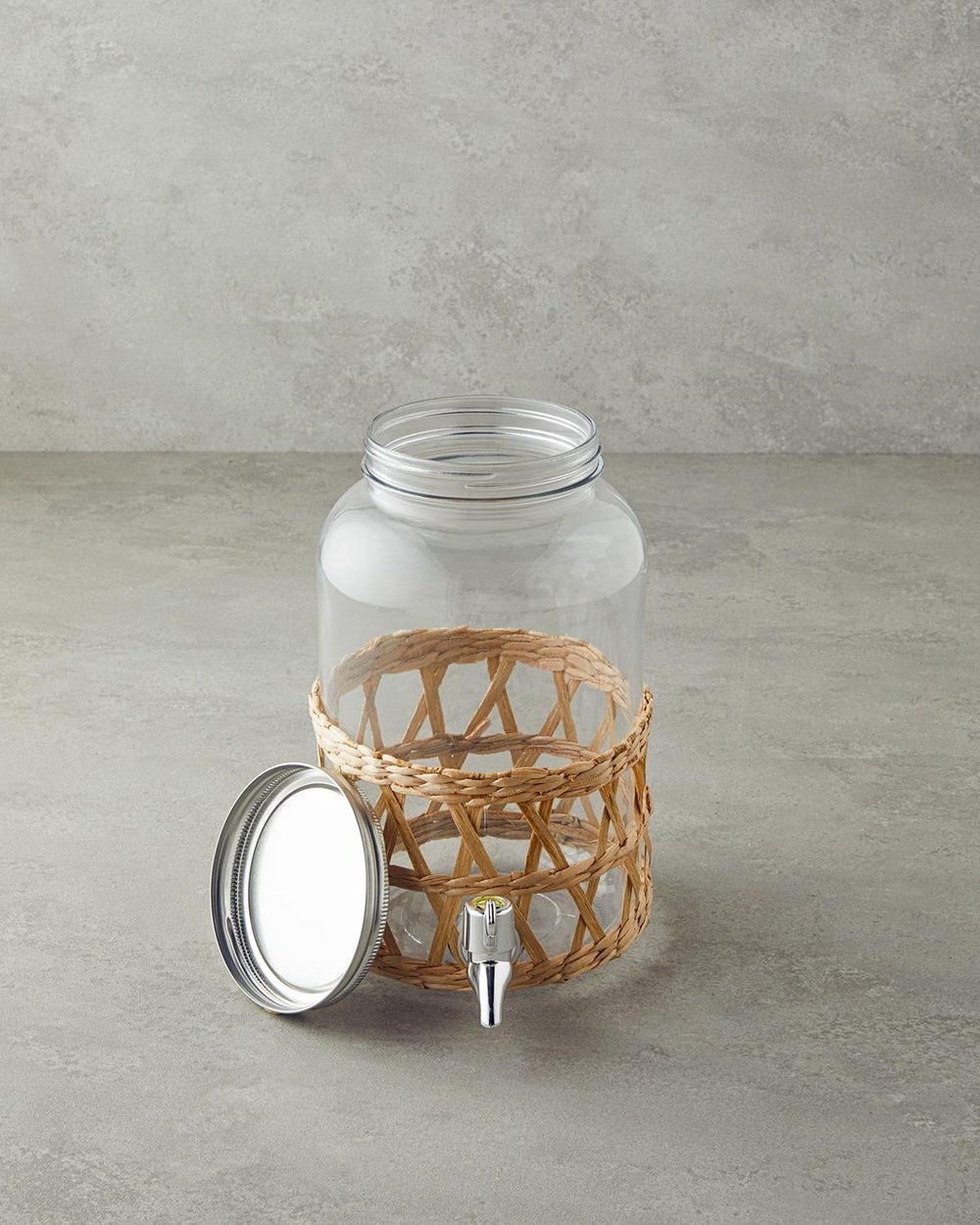 Glass Beverage Holder Transparent
