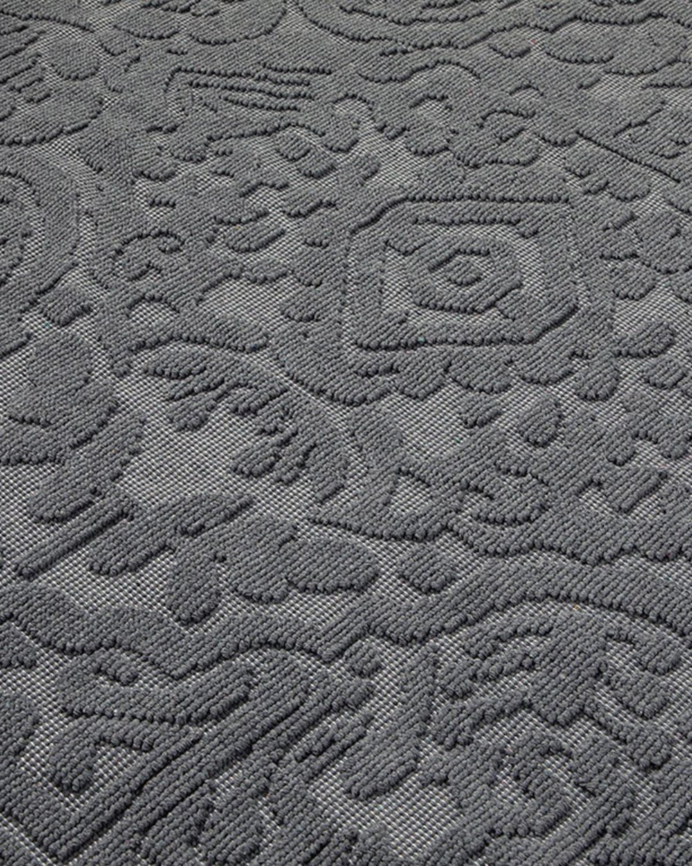 Seana Килим Памучен, Сиво, 100 X 200 Cm