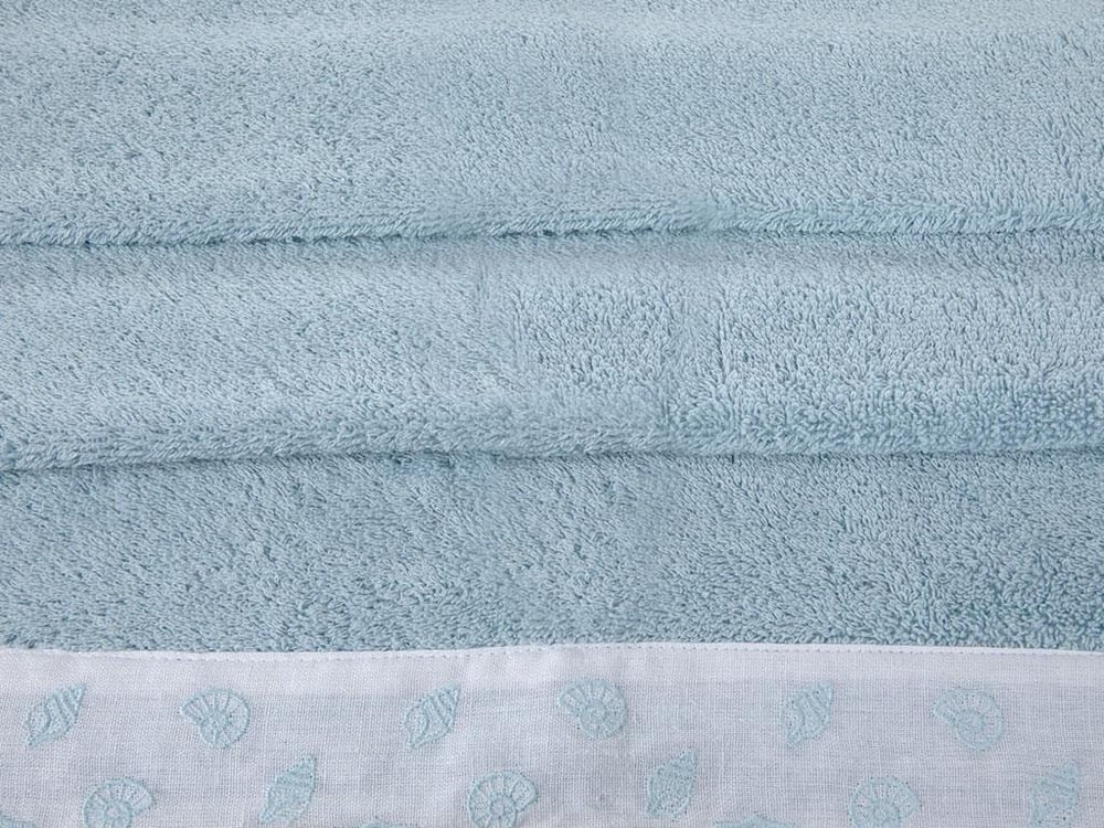 Seastars ХАВЛИЯ ЗА ЛИЦЕ Бродирани 50x80 cm Light Blue