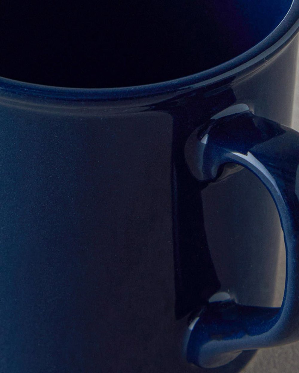 Simple Ceramic Cup 270 ml Navy Blue