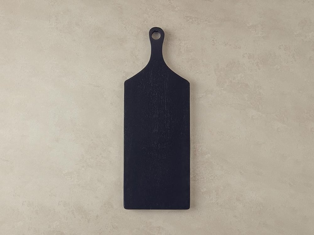 Simple Black Дъска За Рязане Акация Черен