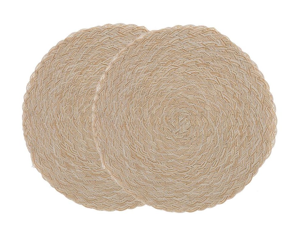 Snow АМЕРИКАНЗКИ СЕРВИЗ 2 комплекта Полиестер 38 cm Beige