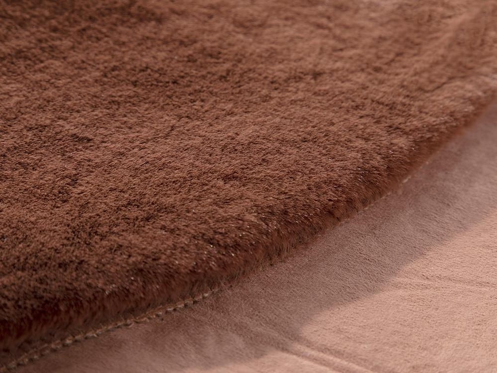 Soft Touch Rabbit Plush Fake  Fur 120 cm Dark Rose Color