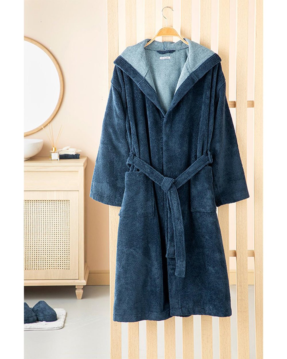 Softy Халат Памучен, Triga, Тъмно Синьо, L-Xl