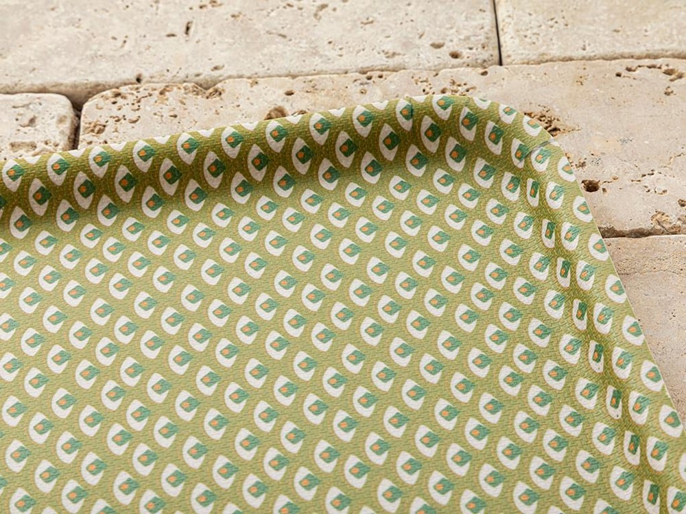 Splendid  Melamine Nonslip Tray 27x36 cm Green