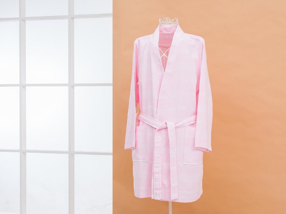 Stripe ХАЛАТ Дамски Пещемал S Light Pink,