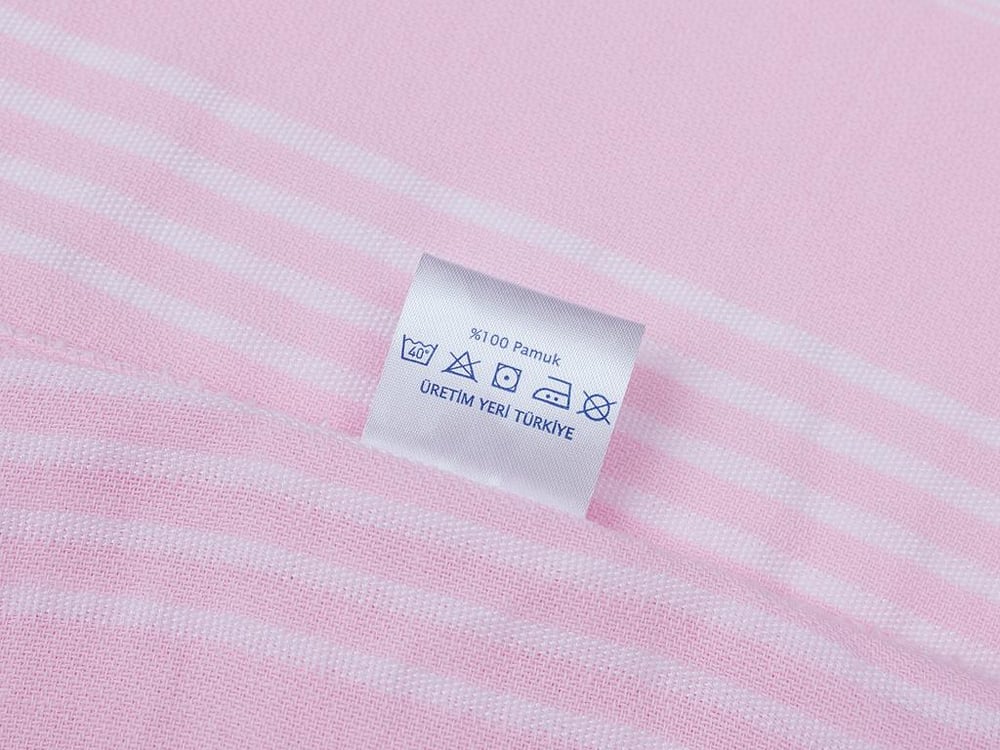 Stripe ХАЛАТ Дамски Пещемал S Light Pink,