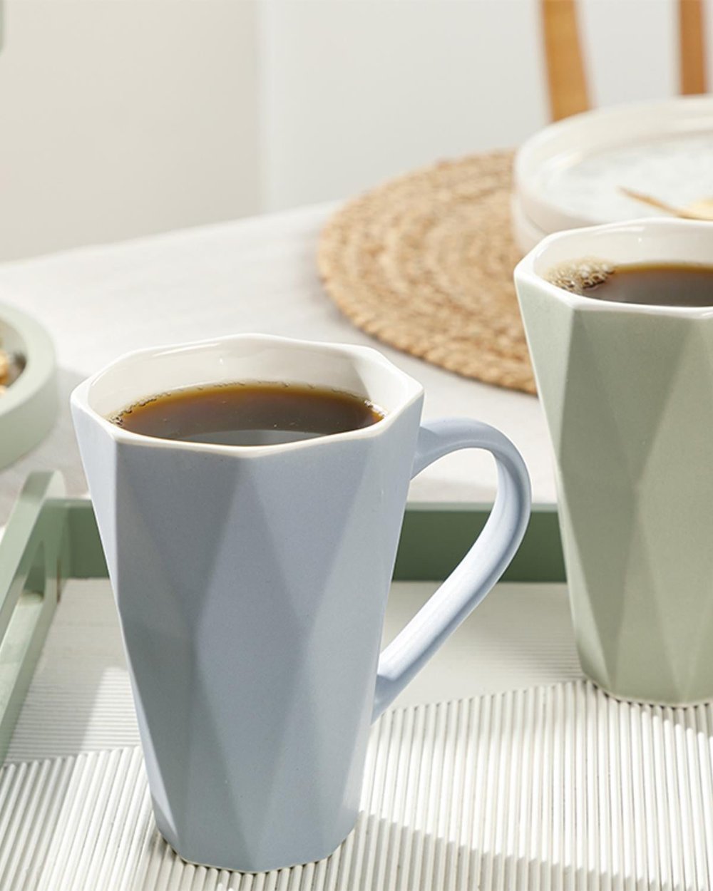 Talia New Bone 2 Set Cup 350 ml Blue-Green