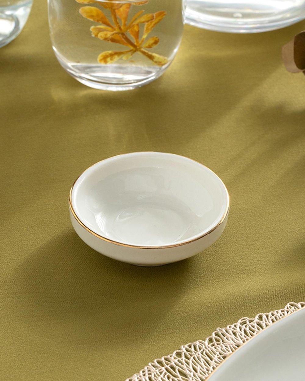 Torino Porcelain Sauce Bowl 6 cm Gold