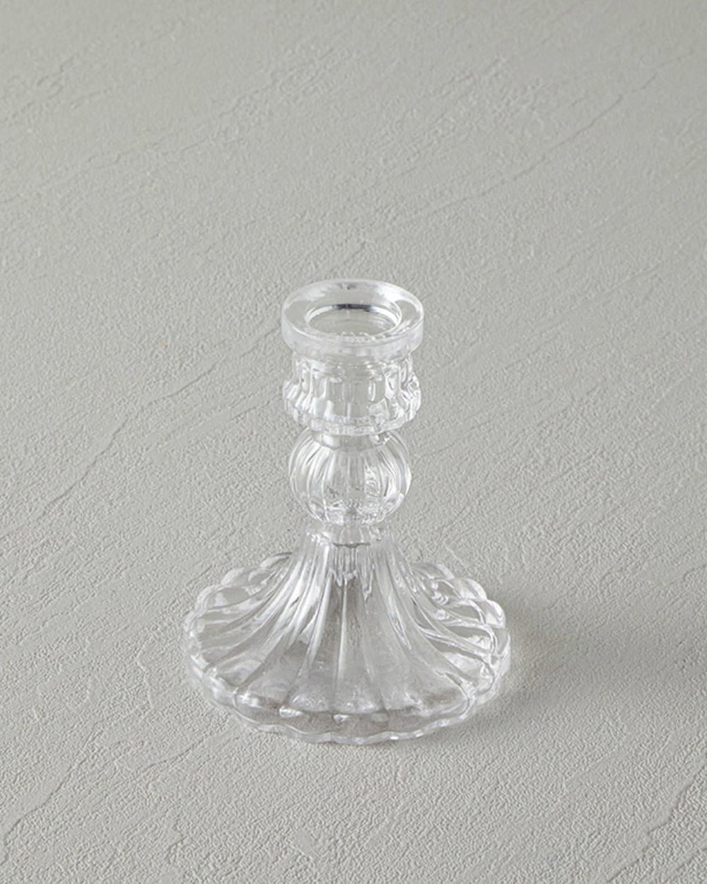 Trace Свещник Стъкло 10 cm.. Прозрачен