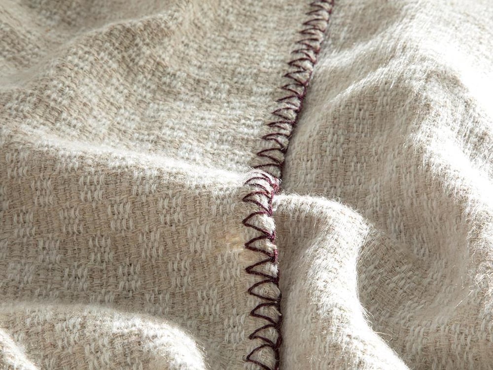 Triple Stripe Scotch For One Person Blanket 150x200 cm Damson - Terrecota