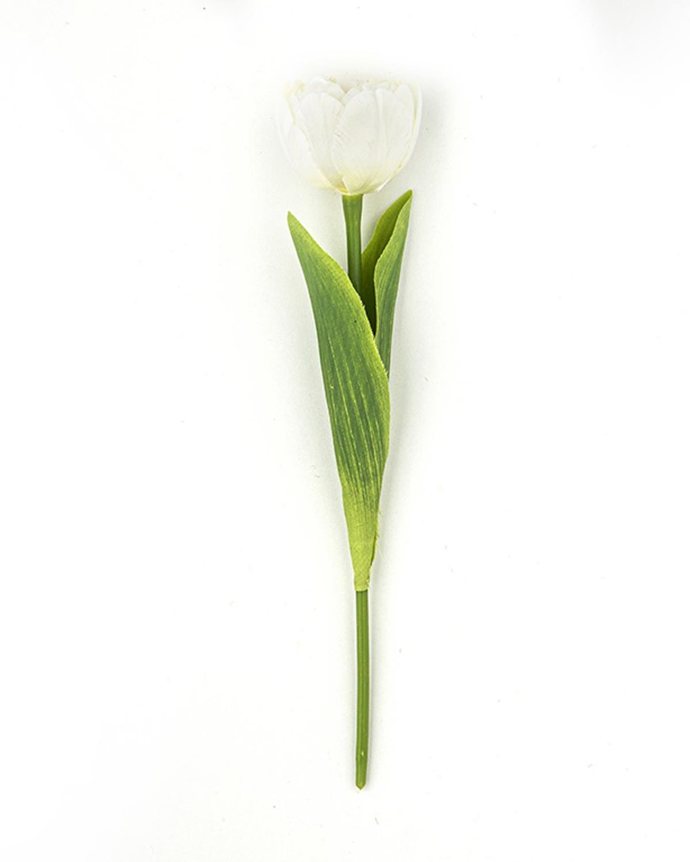 Tulip Изкуствено Цвете Един Стрък 27,5 cm Бял