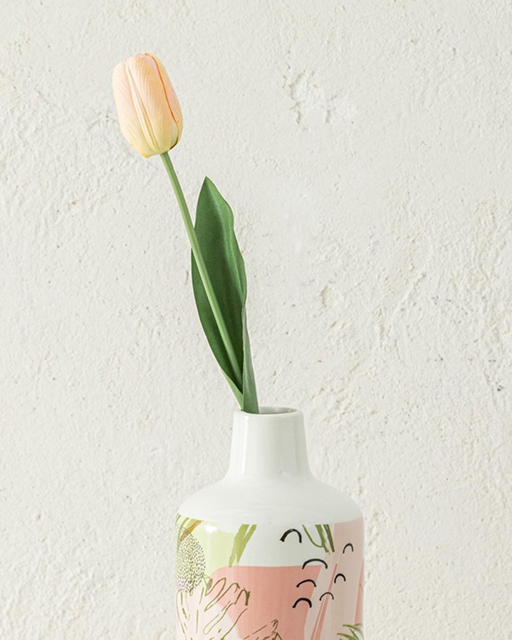 Tulip Garden Изкуствено Цвете Един Стрък 45 см Шампанско