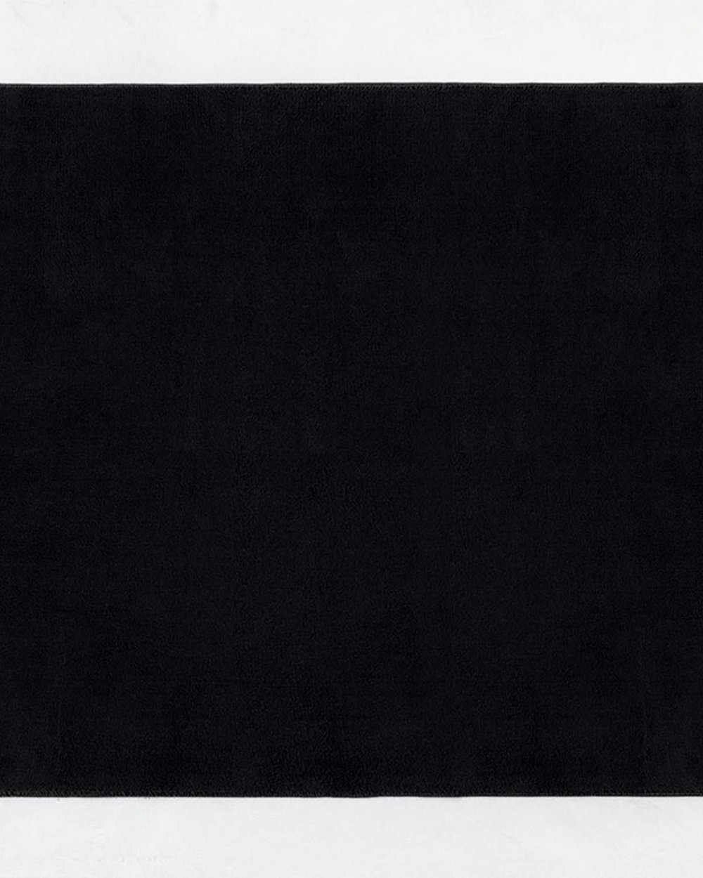Plush Carpet 120x180 cm Black