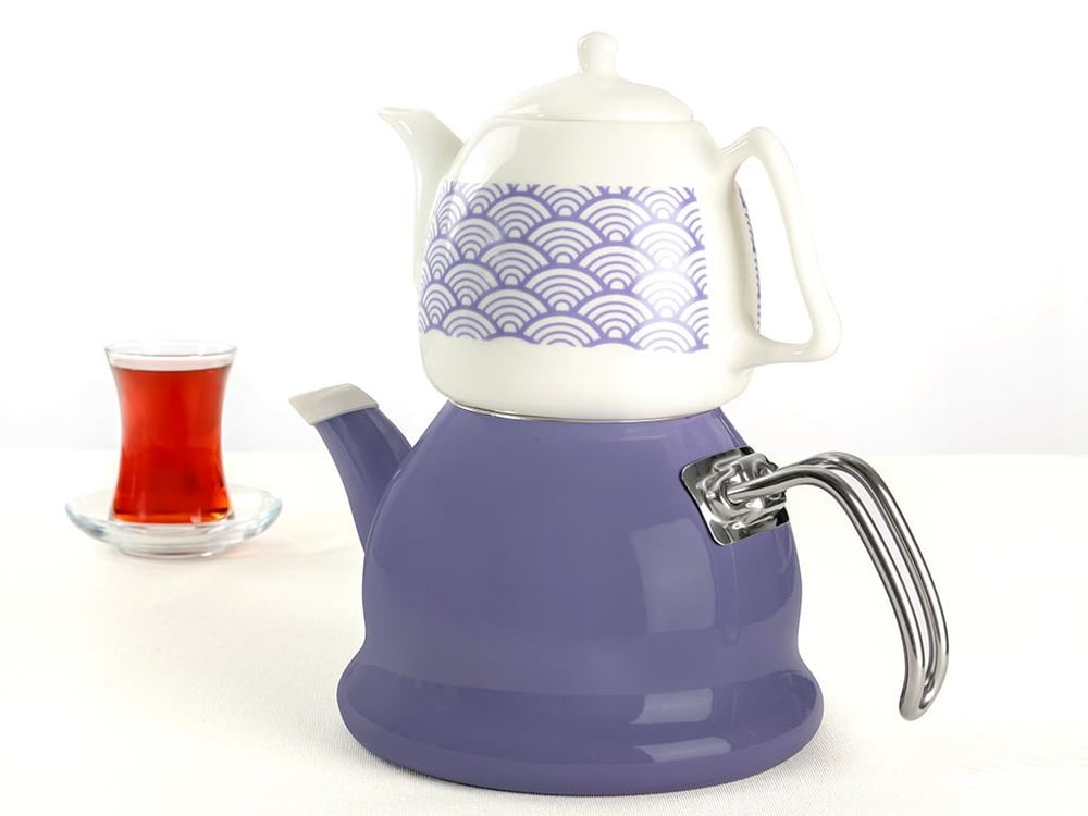Vanity ЧАЙНИК Емайлиран 2,5 L Purple.