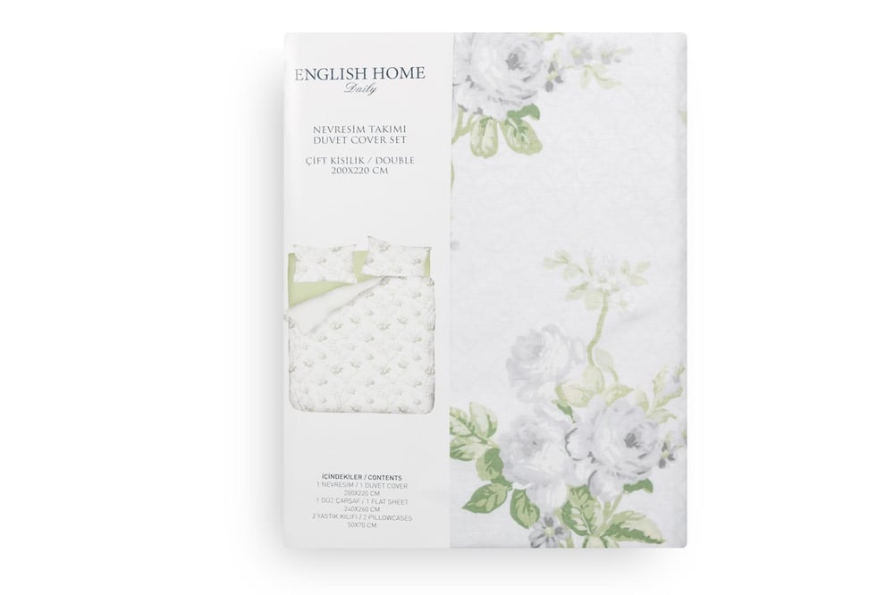 Vanity Rose СПАЛНО БЕЛЬО КОМПЛЕ Двойно лице двустранно Памучен 200x220 cm Gray