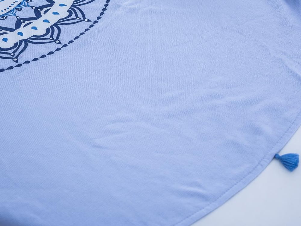 Venus ПЛАЖНА ХАВЛИЯ Кръгла Отпечатано 150 cm Light Blue