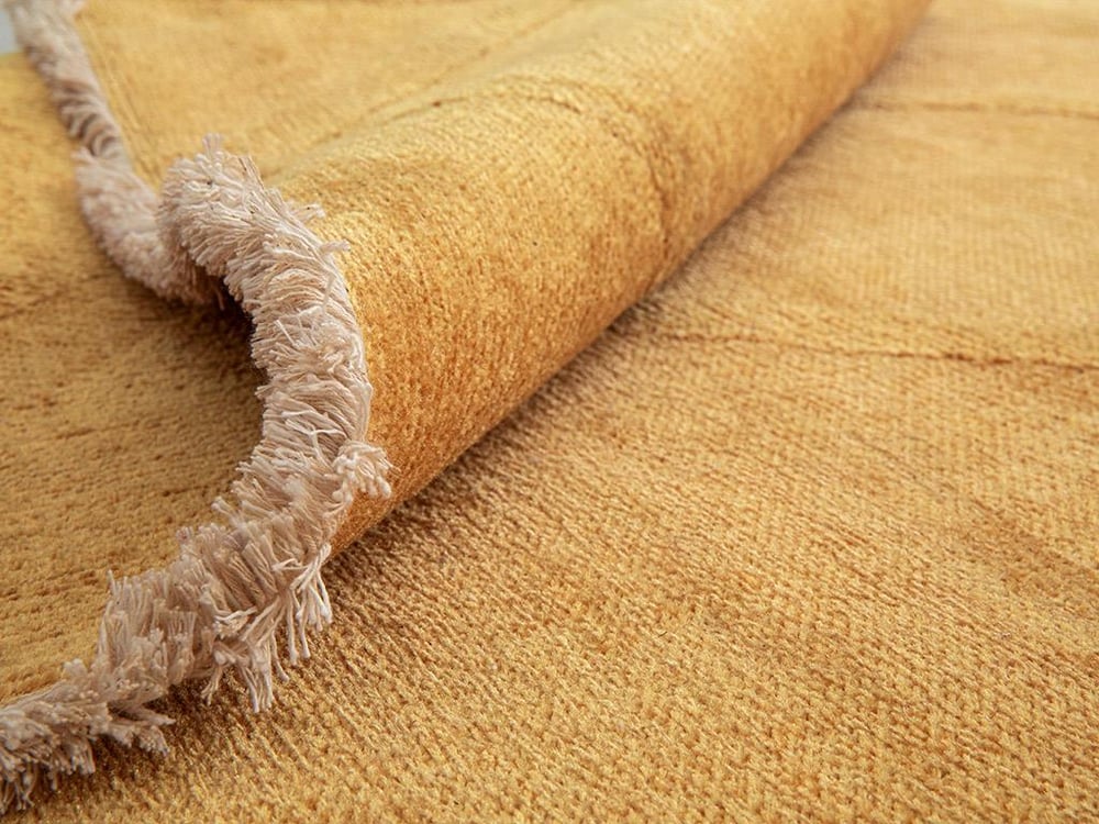 Vera Chenille Carpet 80x250 Mustard