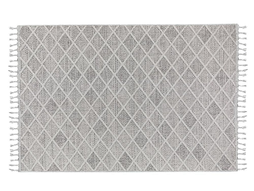 Vincent Woven Curl Carpet 200x290 Gray