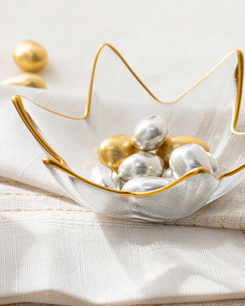 Vita Glass Appetizers 12 cm Gold