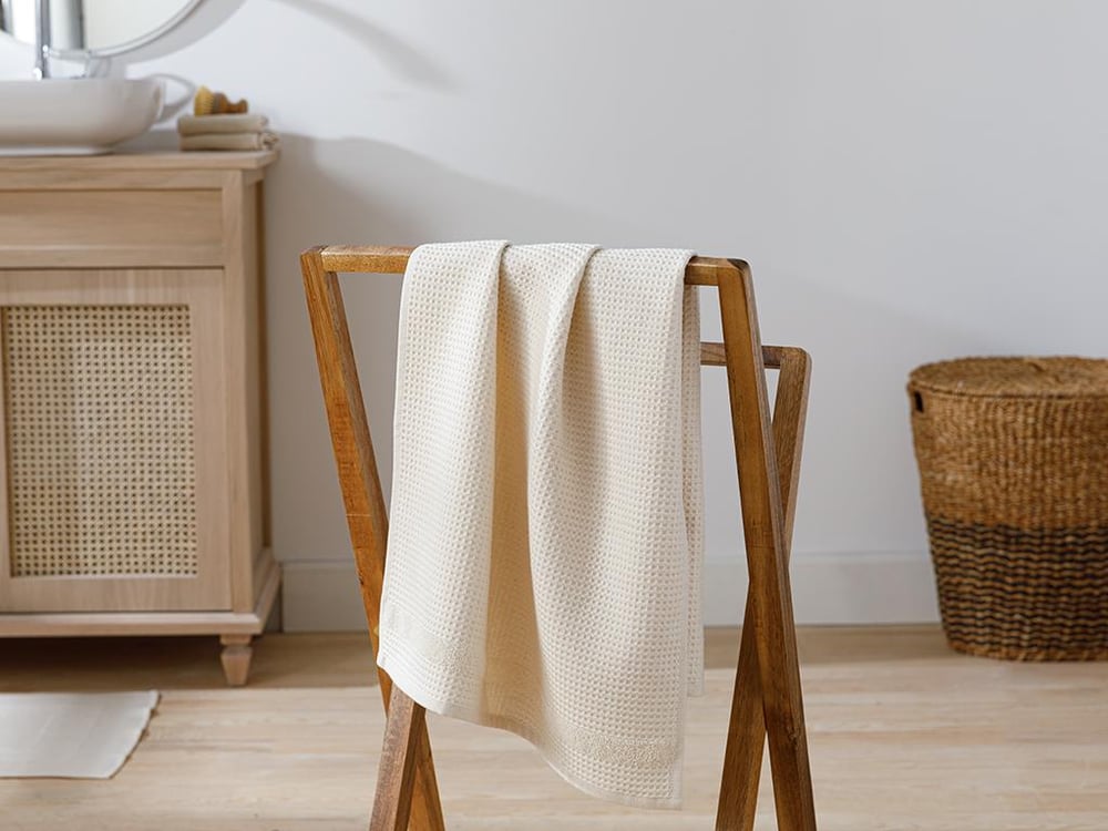 Waffle Detaylı ХАВЛИЯ ЗА ЛИЦЕ Waffle Detaylı 50x90 cm Beige