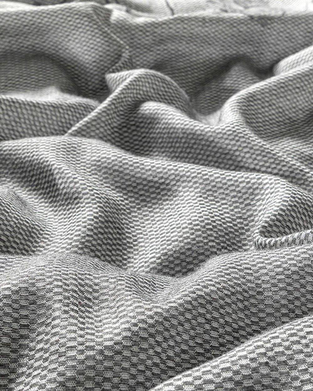 Winter Garden Painted Yarn Digital Printed For One Person Duvet Cover Set 160x220 cm Anthracite