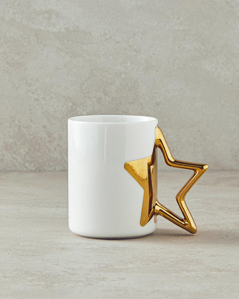 New Bone China Cup 400 ml Gold