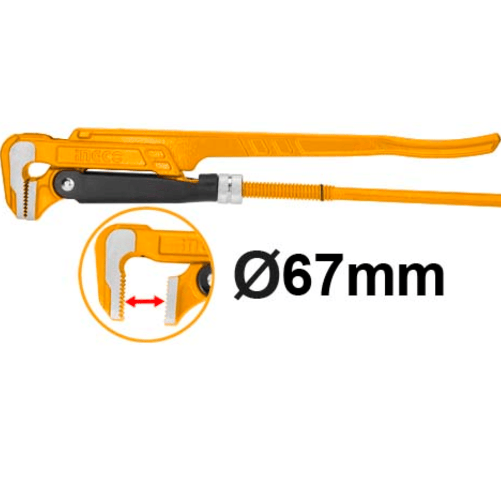 İNGCO HPW04021 MAŞALI BORU ANAHTARI İSVEÇ TİPİ 2