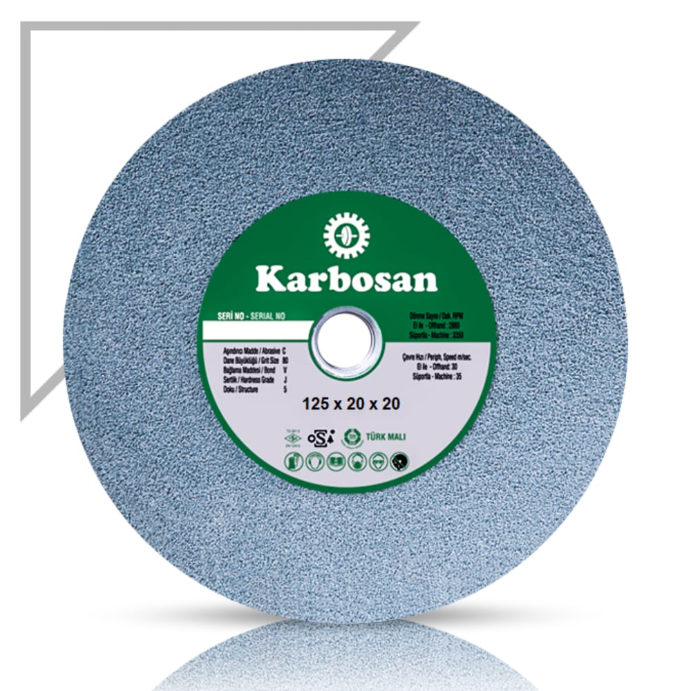 KARBOSAN ELMAS BİLEME TAŞI 125x20x20 SC (920450)
