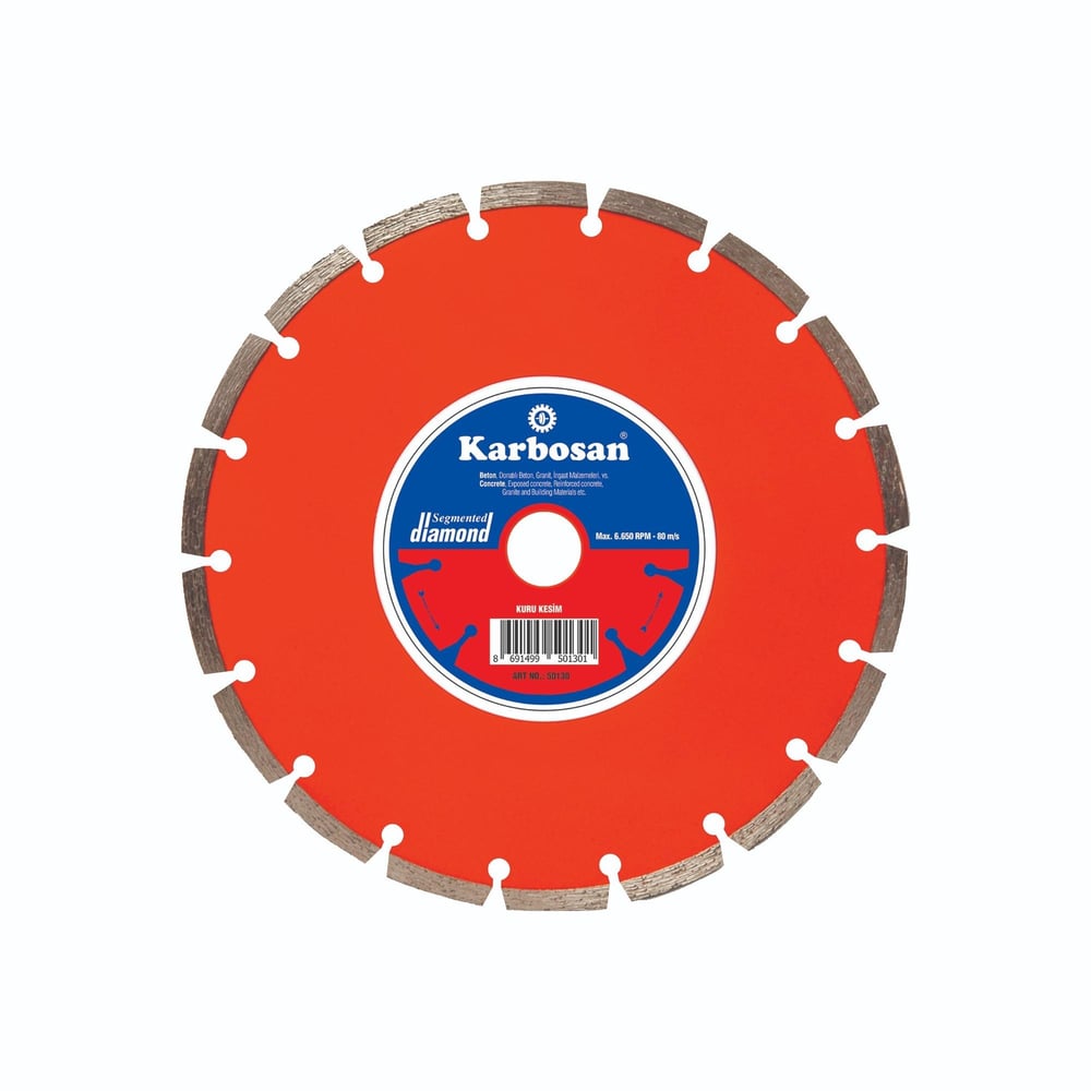 KARBOSAN SEGMENTLİ ELMAS KESİCİ 180x2.2x22(950120)