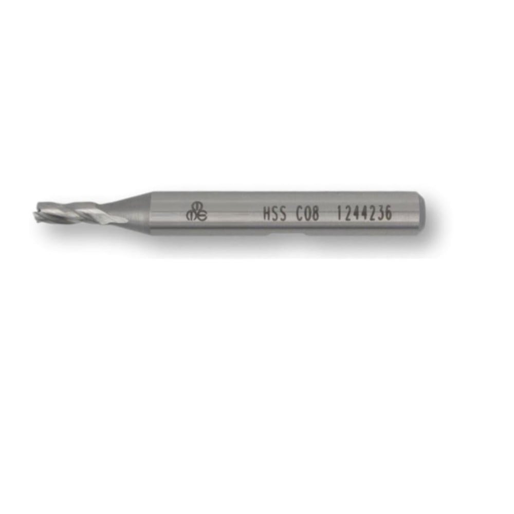 MTE HSSE SİLİNDİRİK PARMAK FREZE KISA DIN844 4 MM
