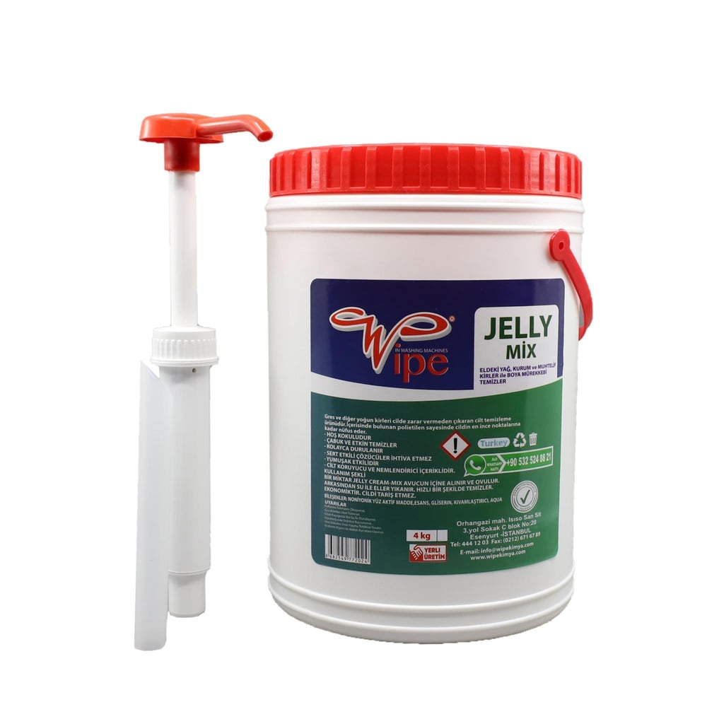 WIPE JELLY MIX EL TEMİZLEME KREMİ 4 KG