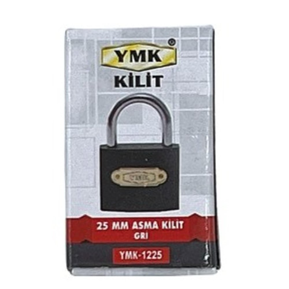 YMK ASMA KİLİT GRİ KISA 25 MM YMK-1225